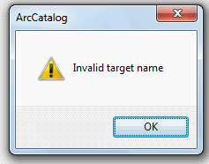 Error invalid context. Invalid Port. Name target. Error Invalid user mem.